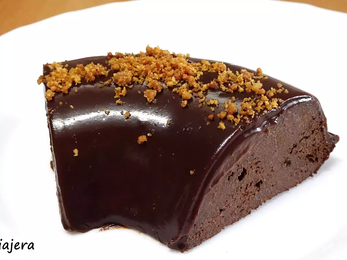 Pastel de chocolate y plátano en 4 minutos - foto 2