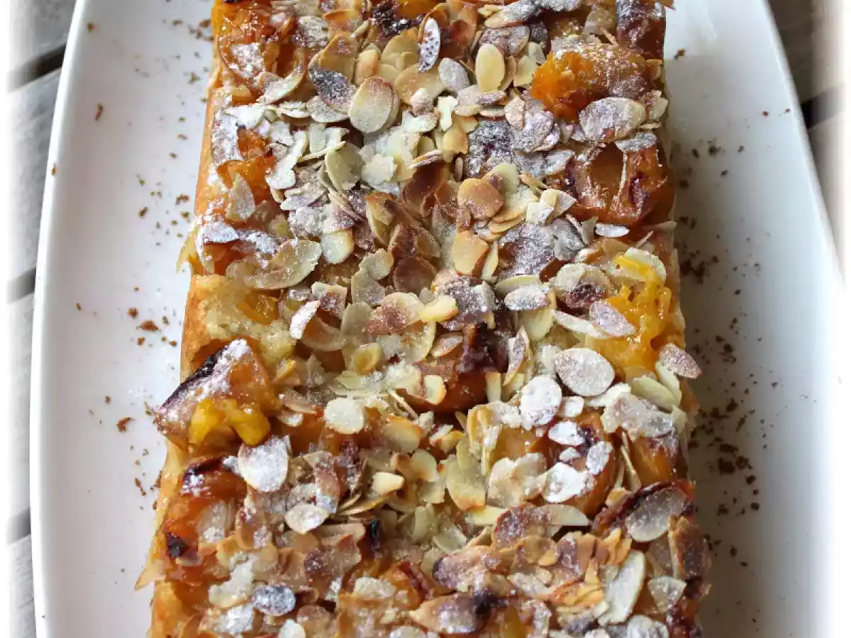 Pastel de ciruelas Mirabelle y almendras - foto 2