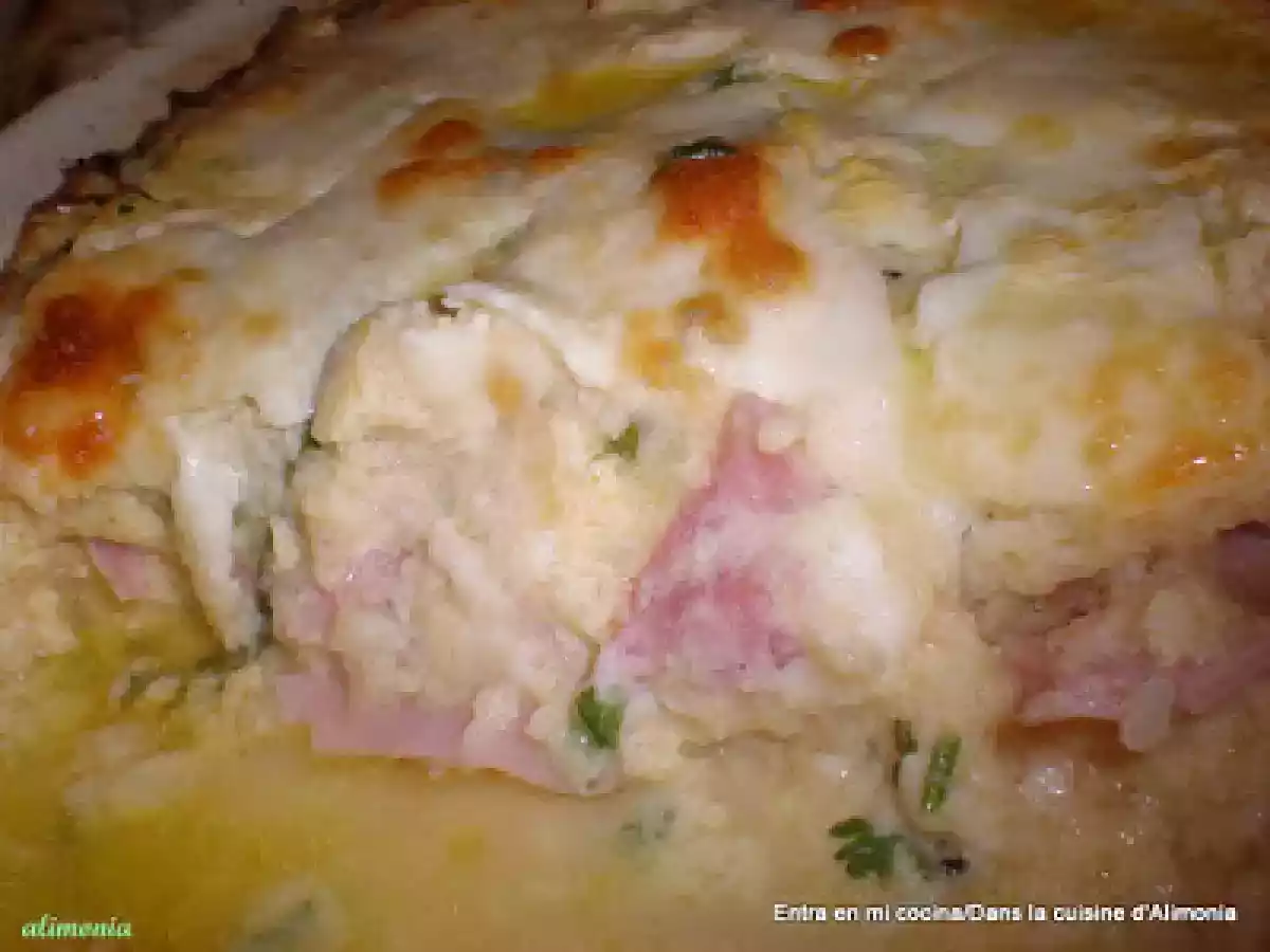 Pastel de coliflor-jamon y queso - foto 2