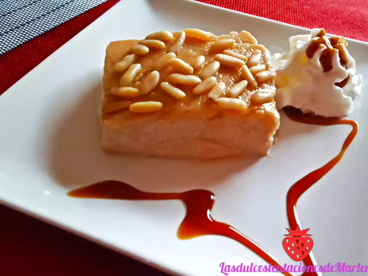 Pastel de Cuajada de Galletas y Piñones - foto 2