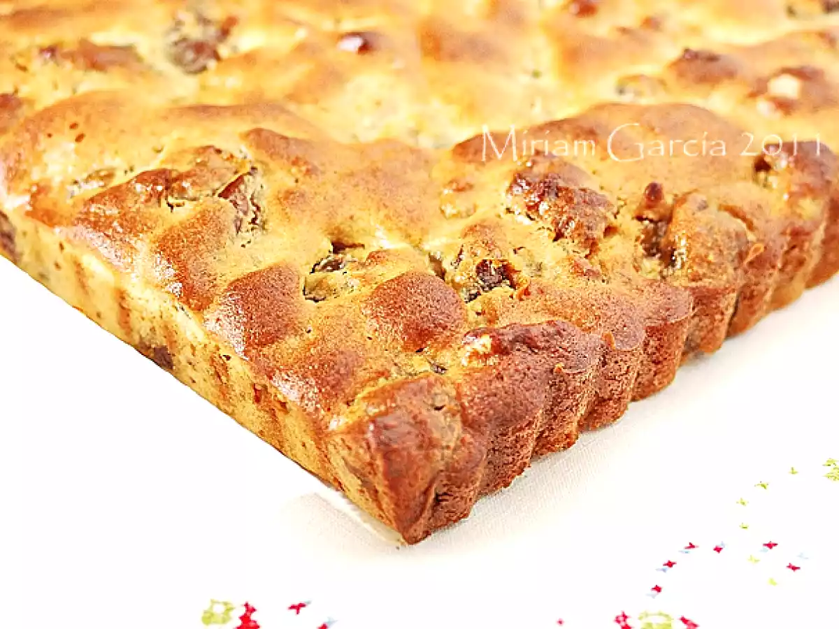 Pastel de dátiles y nueces sin gluten