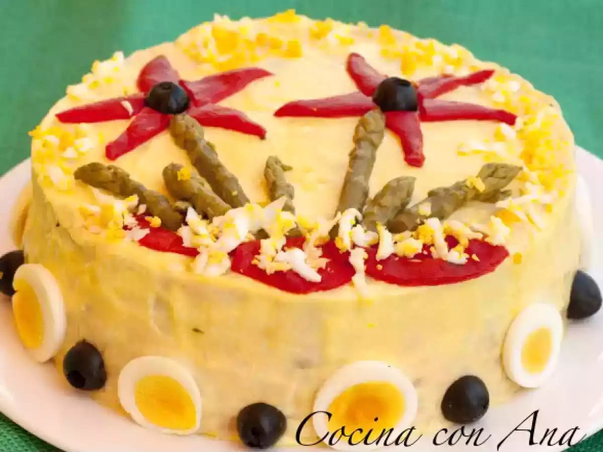 PASTEL DE ENSALADILLA RUSA