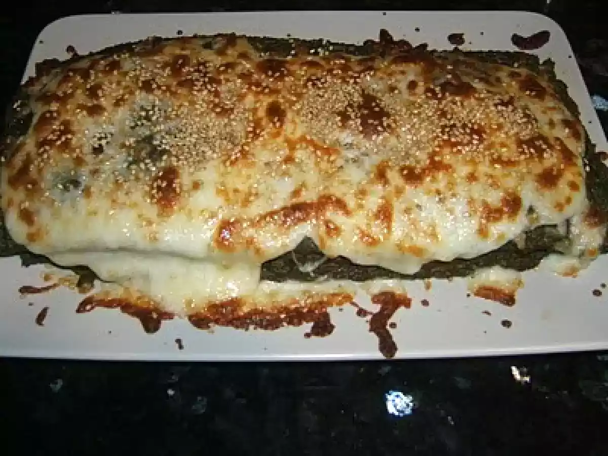 Pastel de espinacas a los cuatro quesos. - foto 4