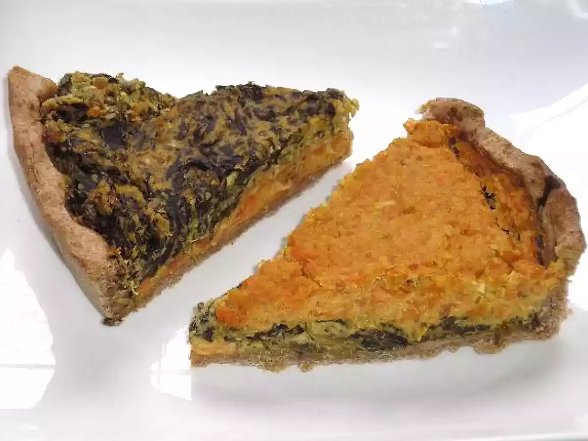 Pastel de espinacas y zanahorias a la naranja - foto 2