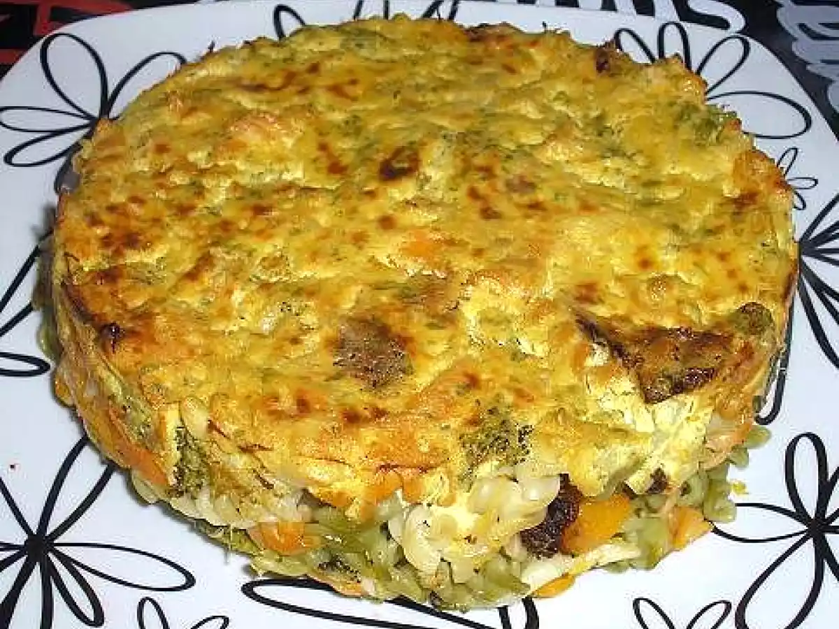 Pastel de espirales con hortalizas y tomates secos - foto 3