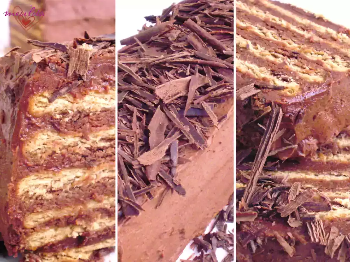 PASTEL DE GALLETAS Y CHOCOLATE ESPECIADO - foto 3