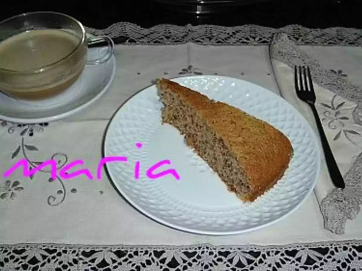 Pastel de harina de castañas con nueces - foto 2