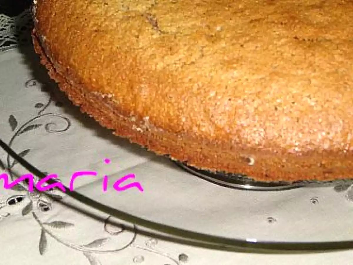 Pastel de harina de castañas con nueces - foto 3