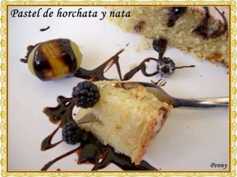 Pastel de Horchata de Chufa de Valencia y Nata, foto 2
