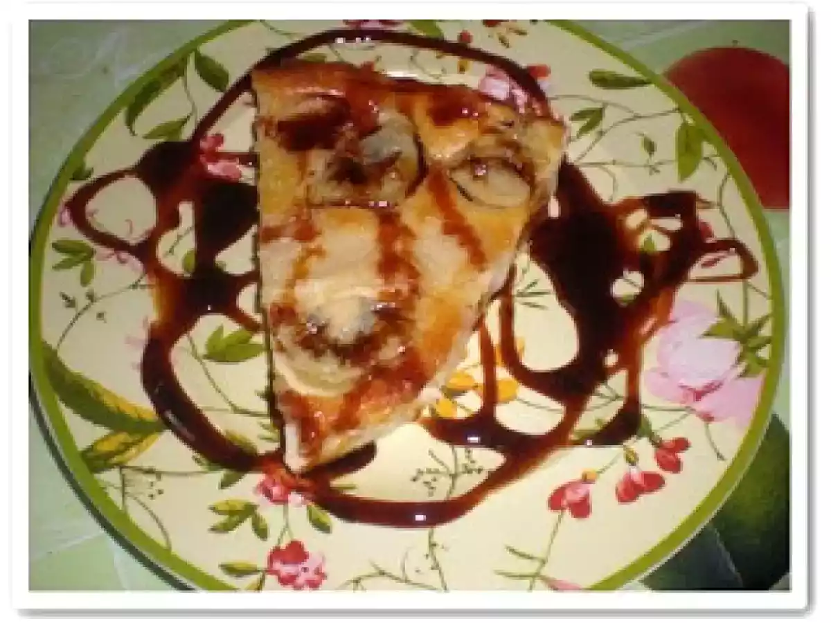 PASTEL DE KIWI Y MELOCOTON