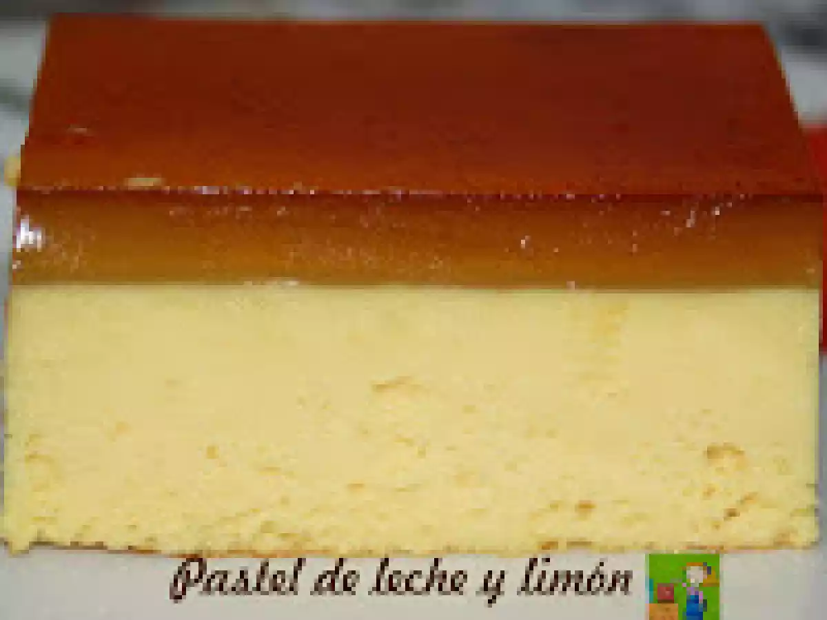 Pastel de leche y limón