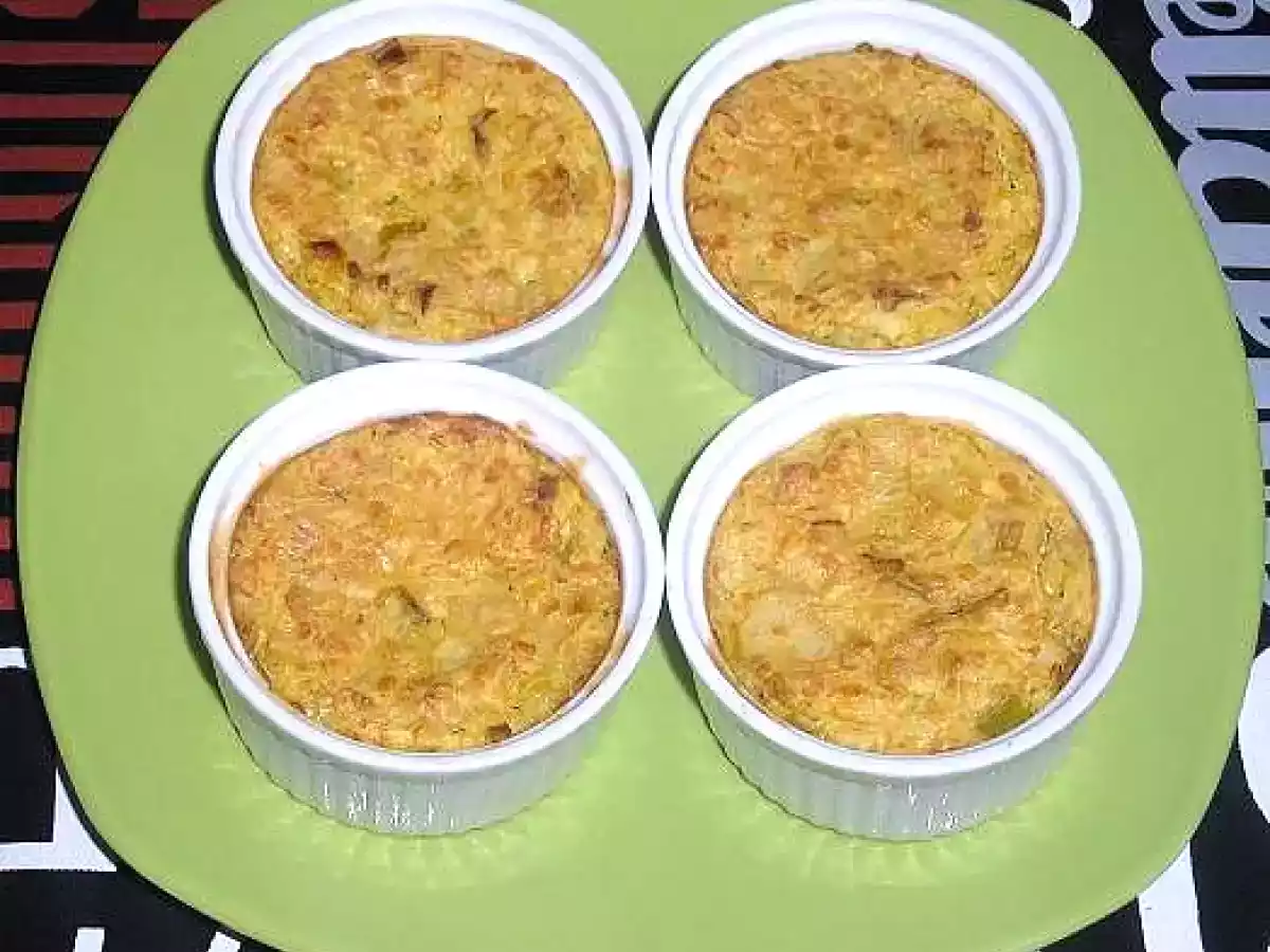 Pastel de lentejas y manzana