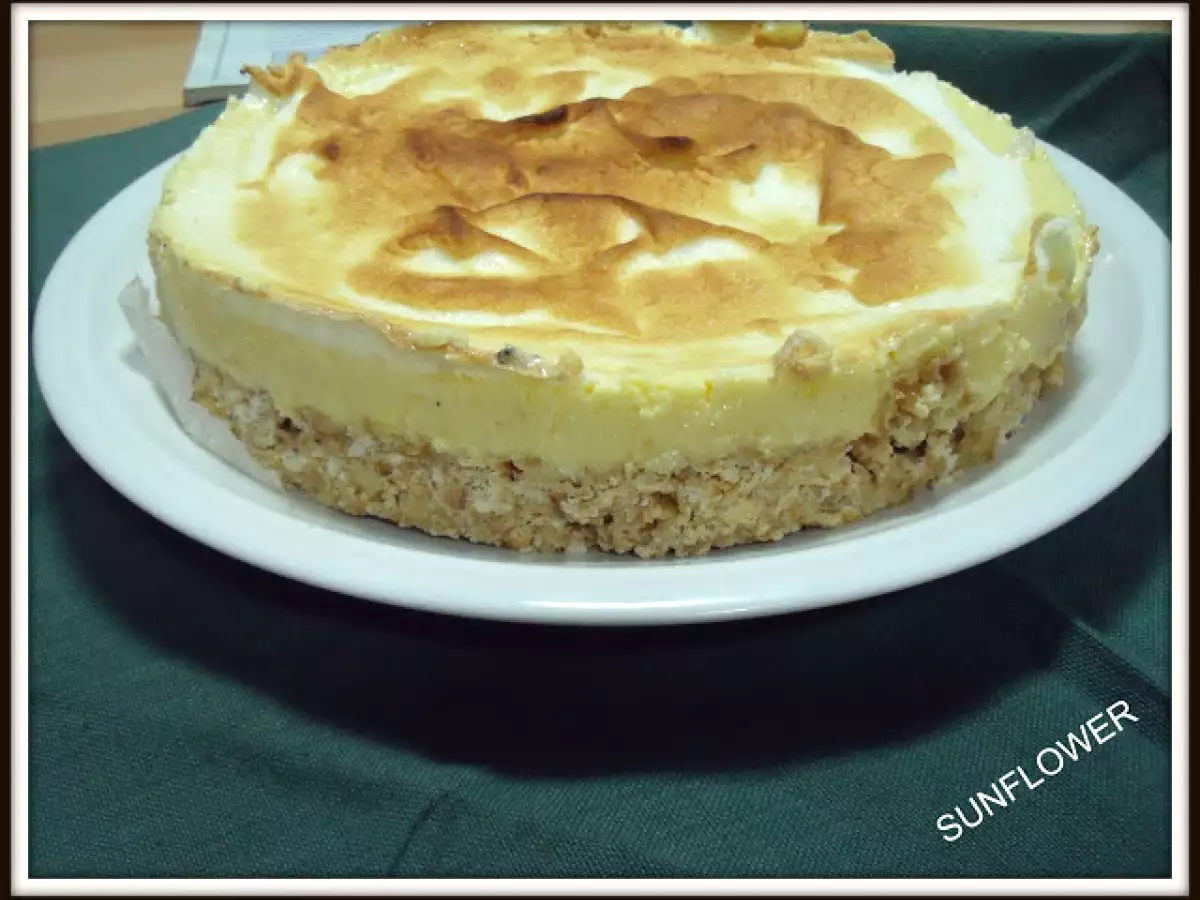 Pastel de limón y merengue (lemon pie)