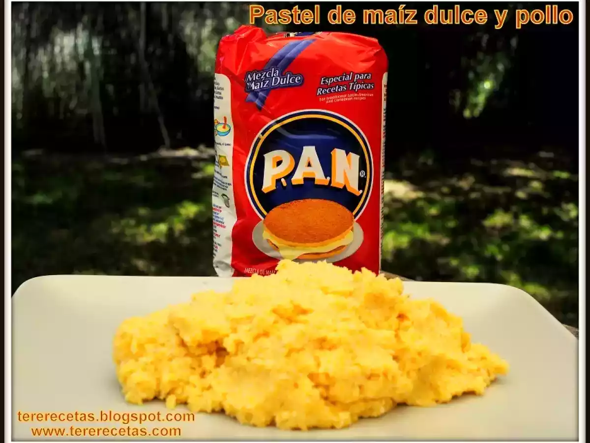 Pastel de maíz dulce con pollo. - foto 3
