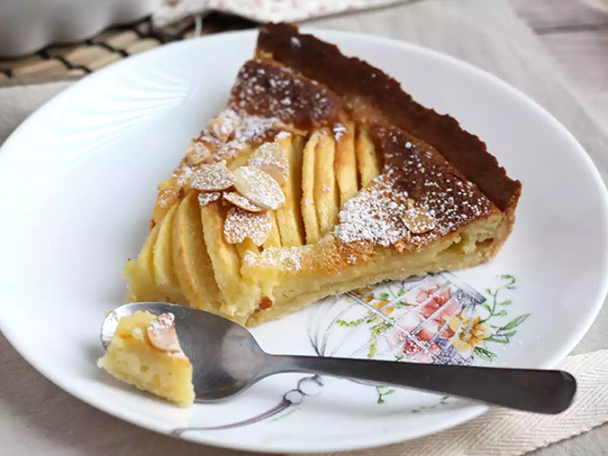 Pastel de manzana y almendras (Tarte normande) - foto 7