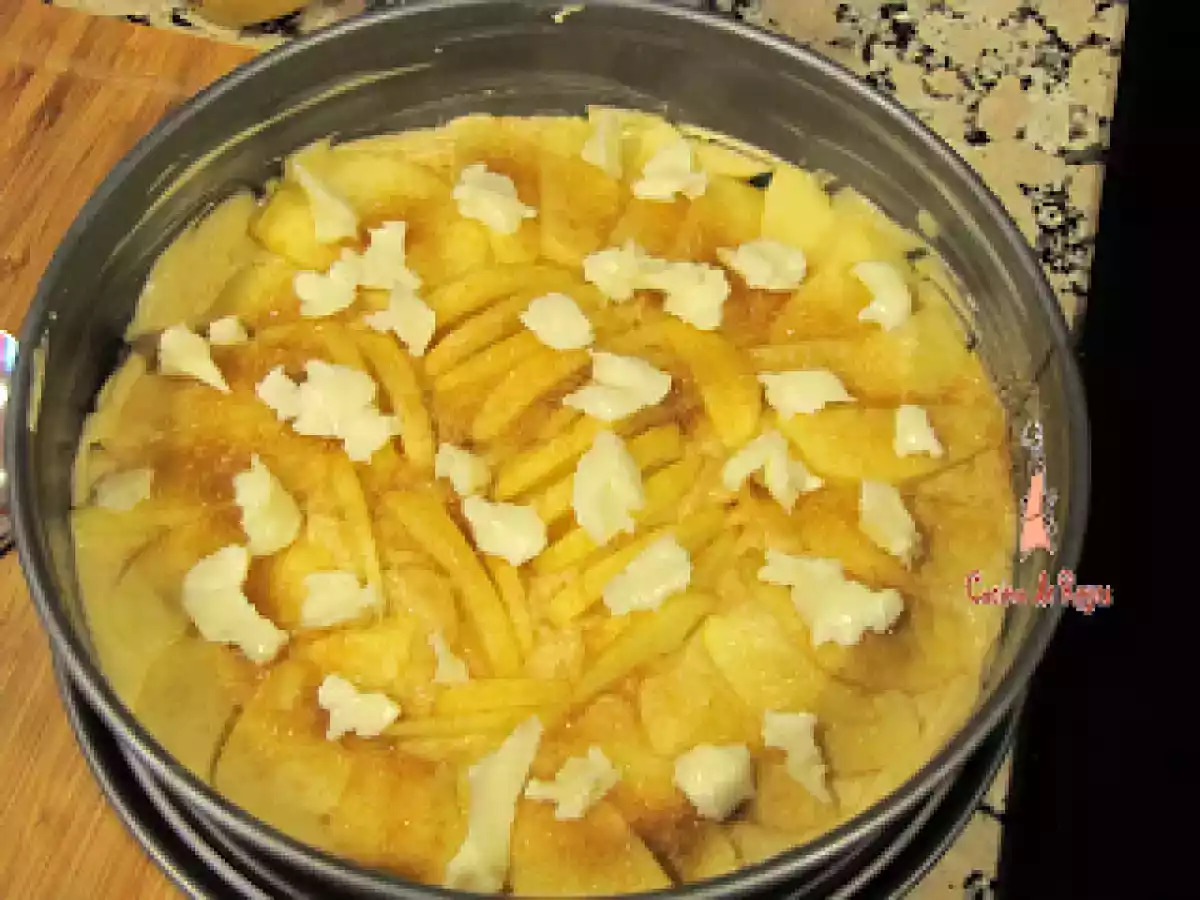 PASTEL DE MANZANA Y JENGIBRE