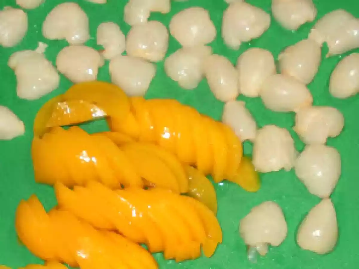 Pastel de melocotón y lichi - foto 3