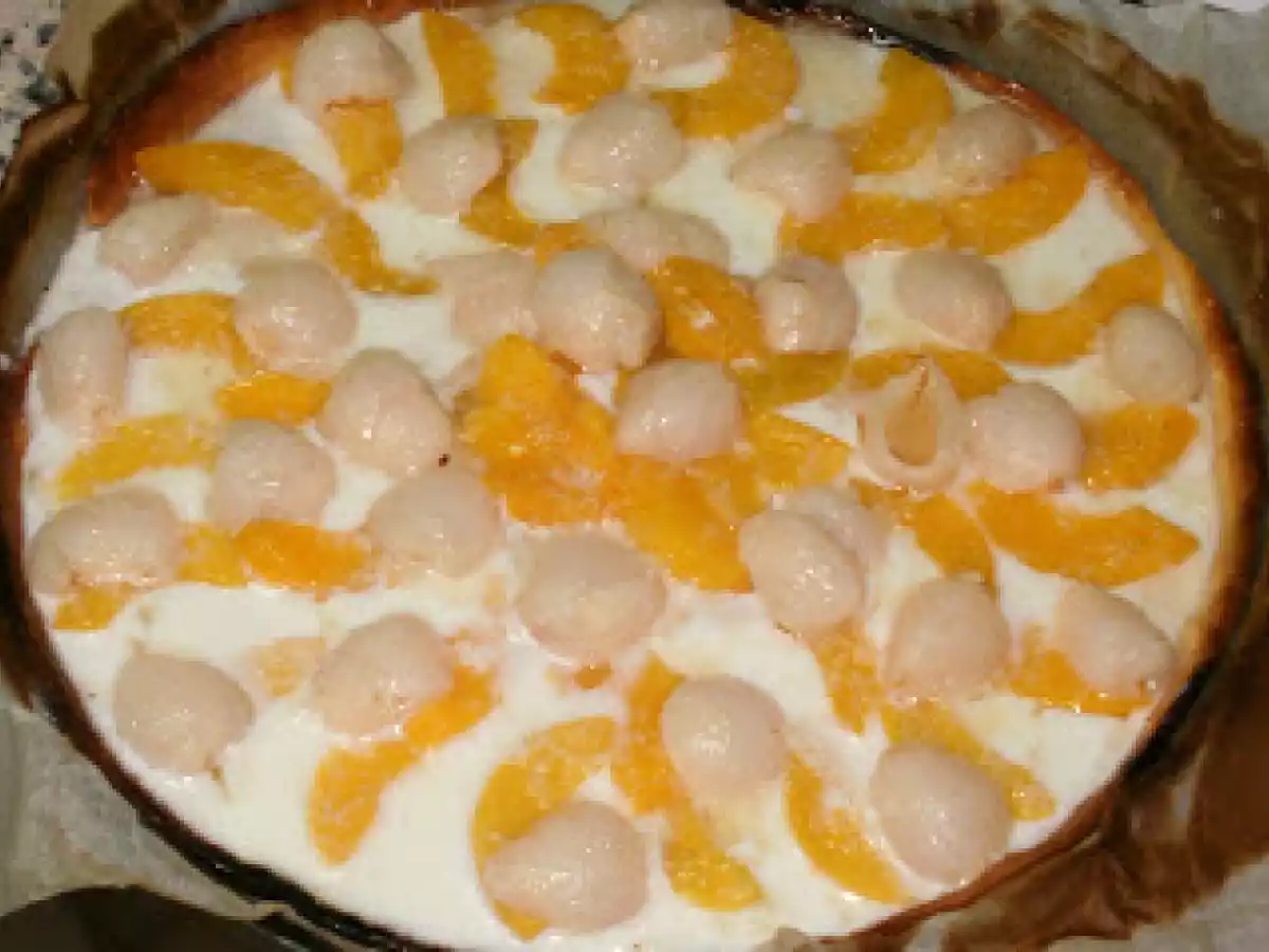 Pastel de melocotón y lichi - foto 4