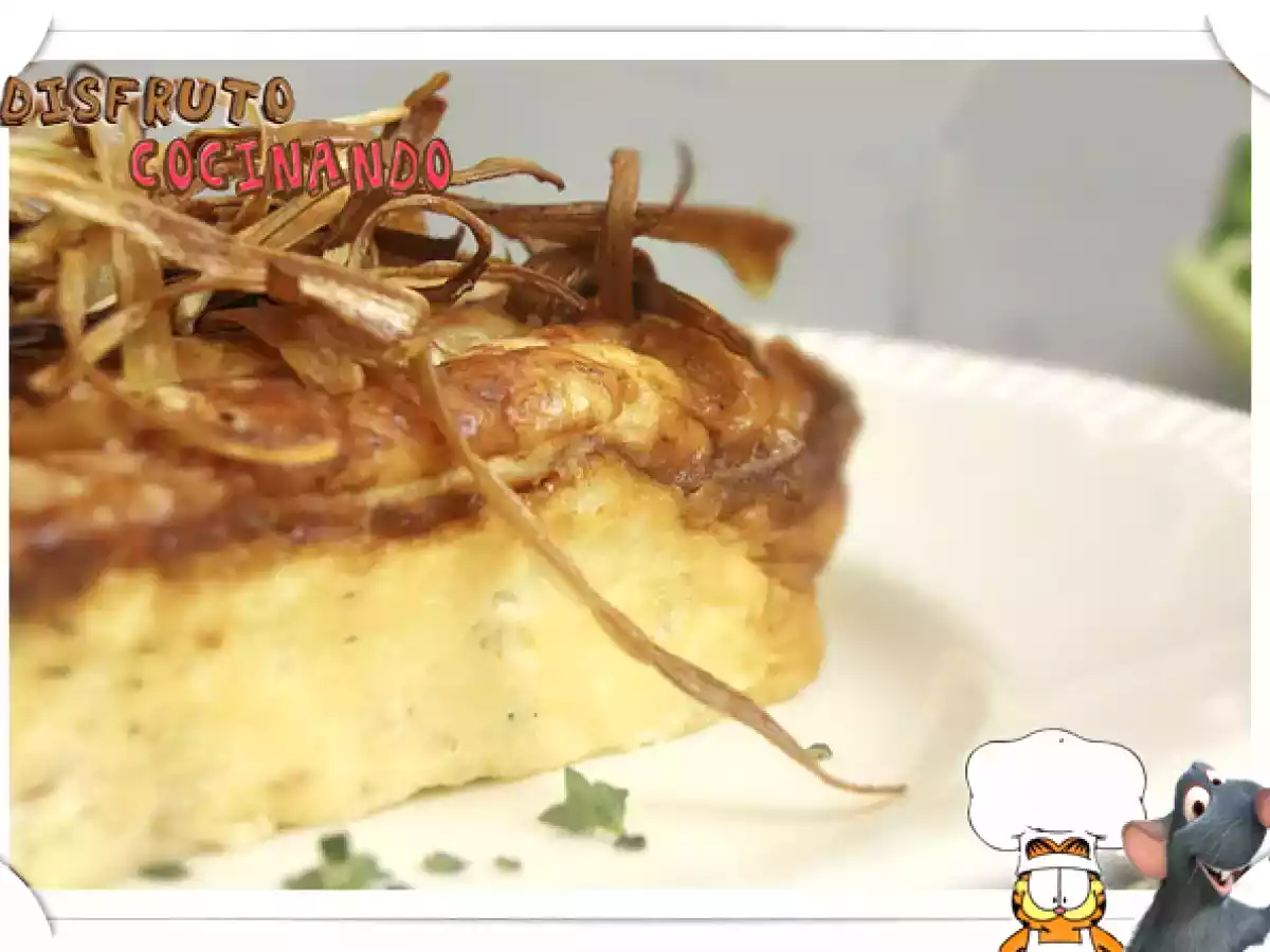 Pastel de merluza y langostinos