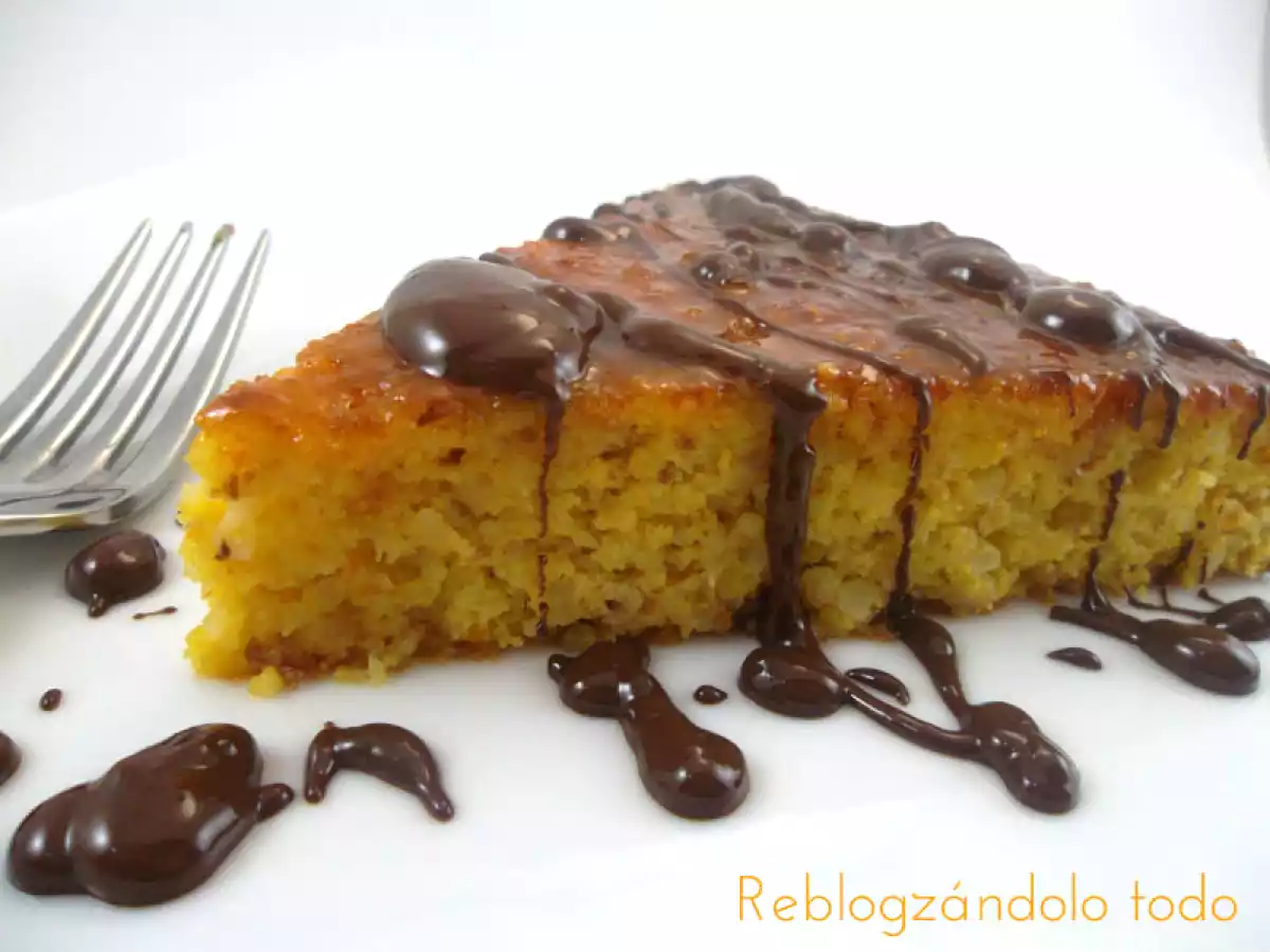 Pastel de naranja sin harina