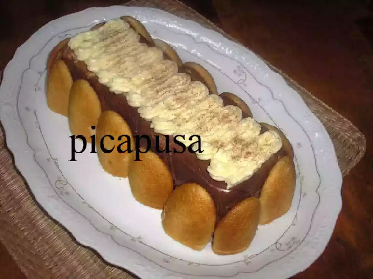 PASTEL DE PAN A LOS DOS CHOCOLATES.