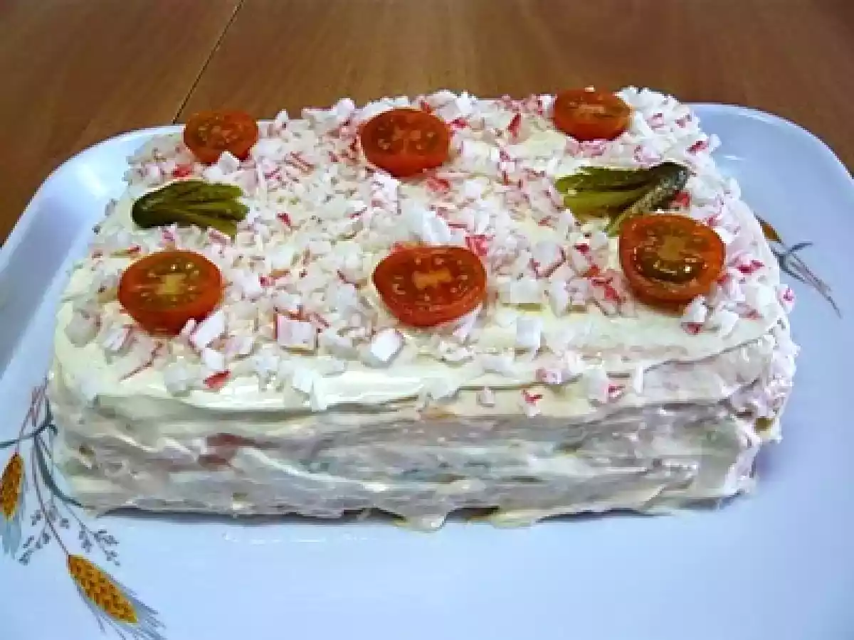 Pastel de pan bimbo relleno - foto 2