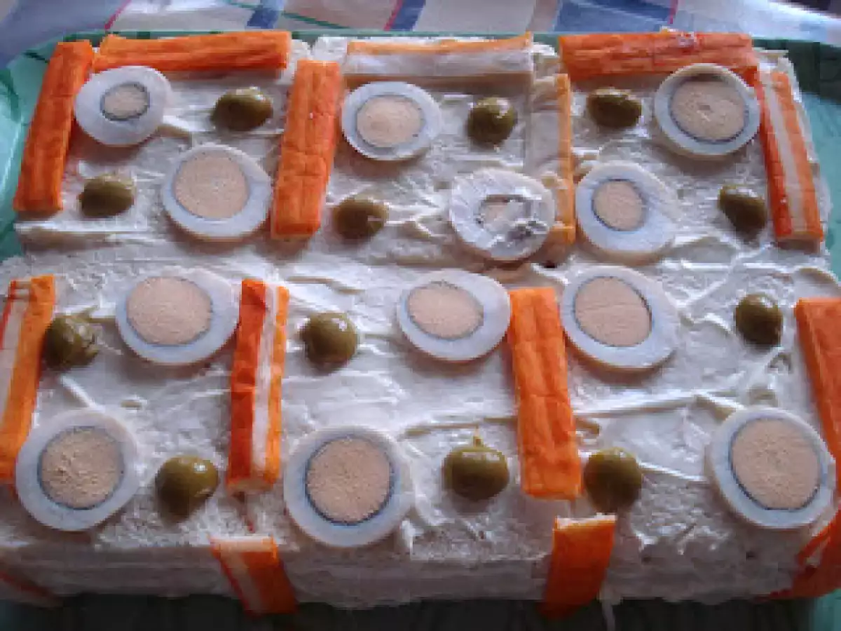 PASTEL DE PAN DE MOLDE