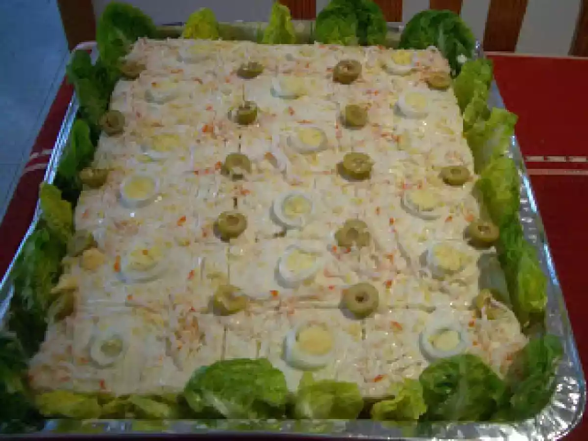 PASTEL DE PAN DE MOLDE... SALADO