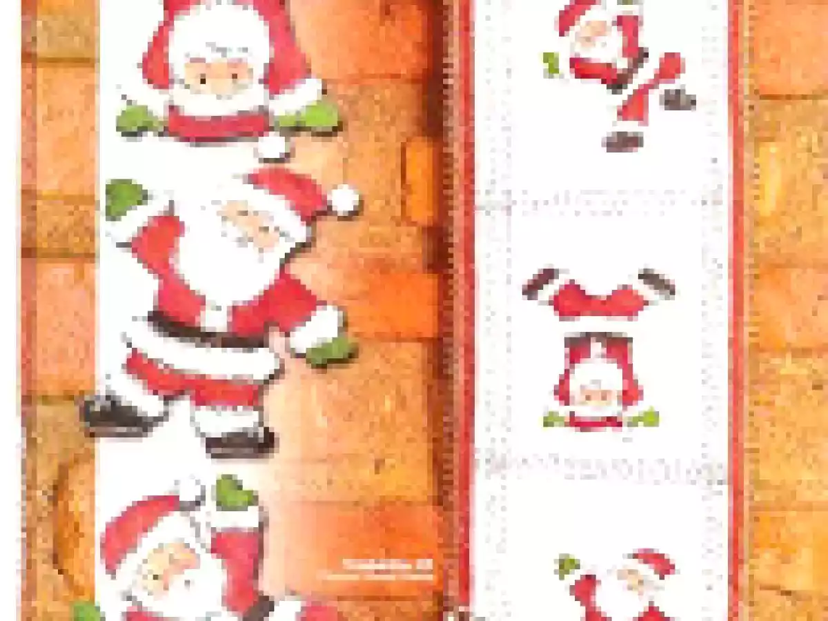 PASTEL DE PAN DE MOLDE Y SOBRAS DE NAVIDAD