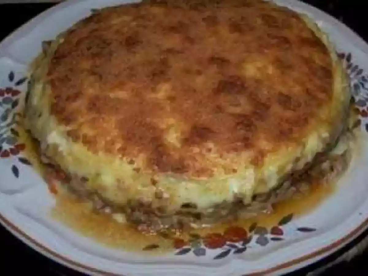 Pastel de patata y carne picada