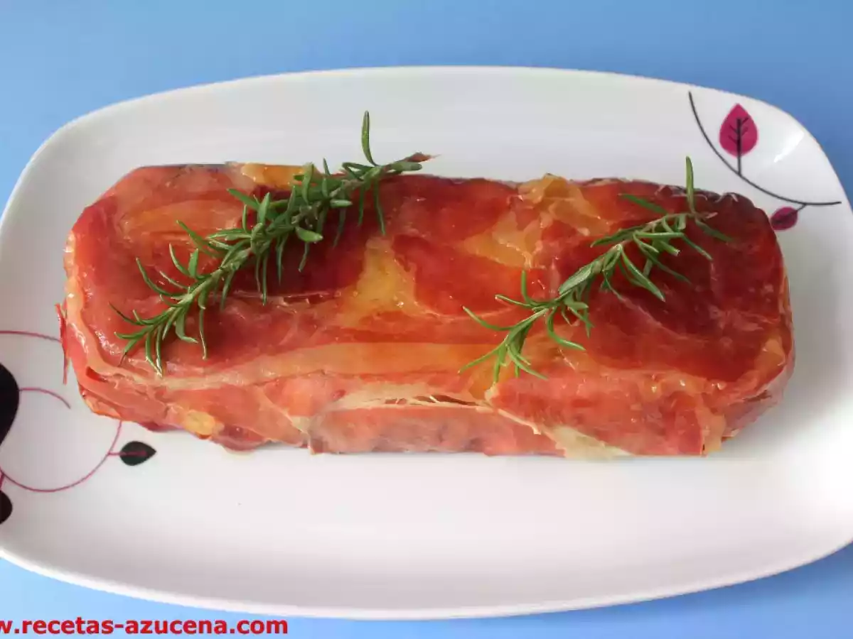 Pastel de patata y jamón