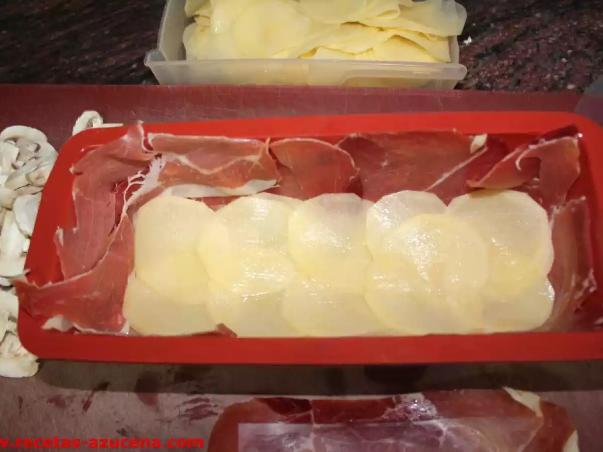 Pastel de patata y jamón - foto 4