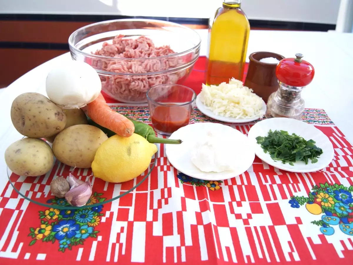 pastel de patatas y carne