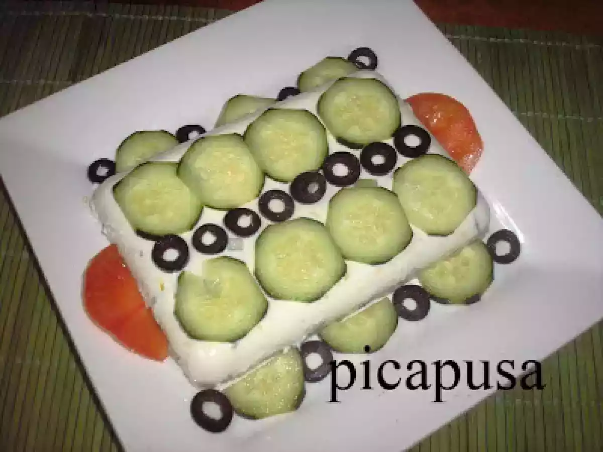 PASTEL DE PEPINO A LA MENTA. - foto 2