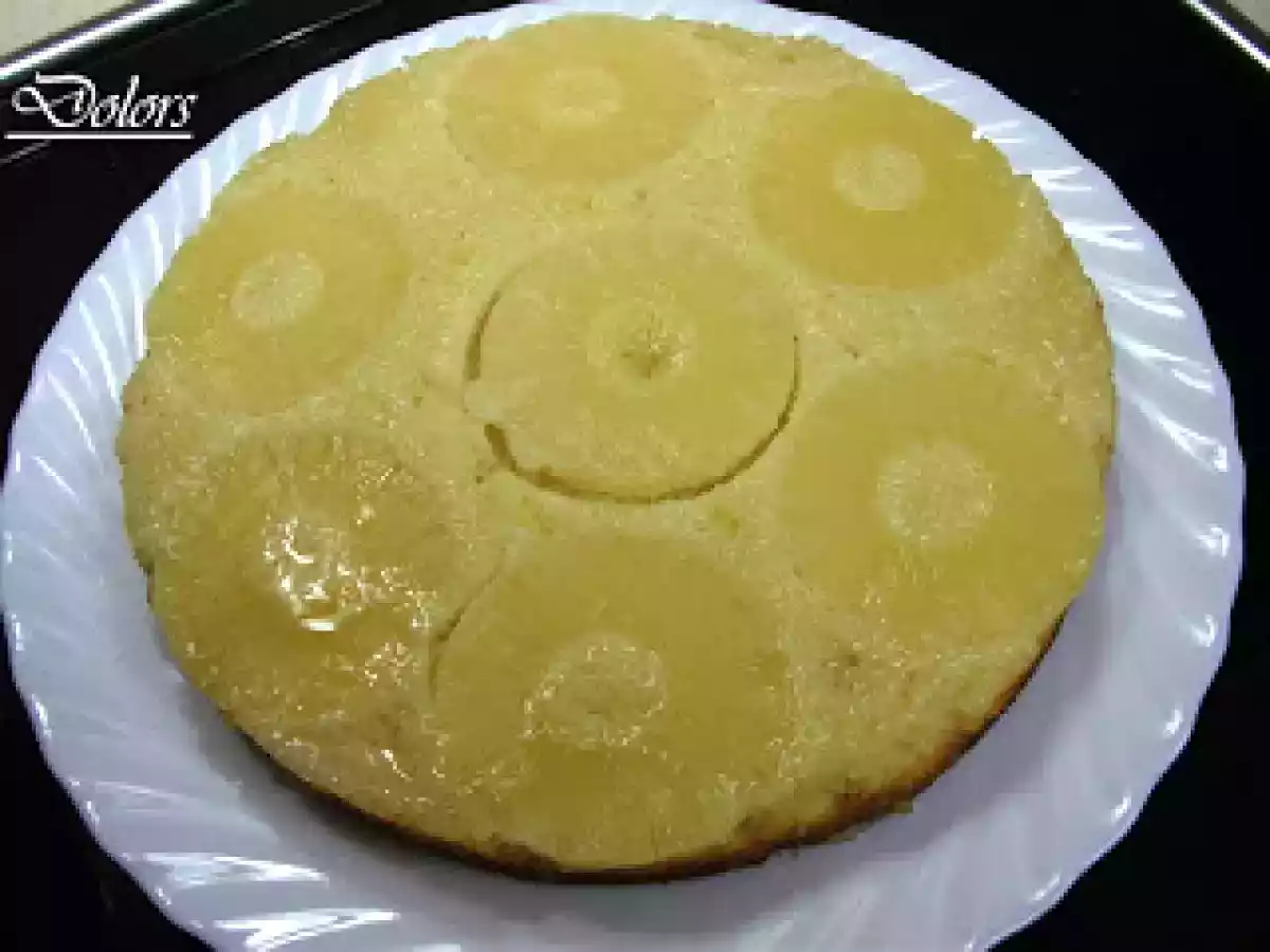 Pastel de piña (con edulcorante)