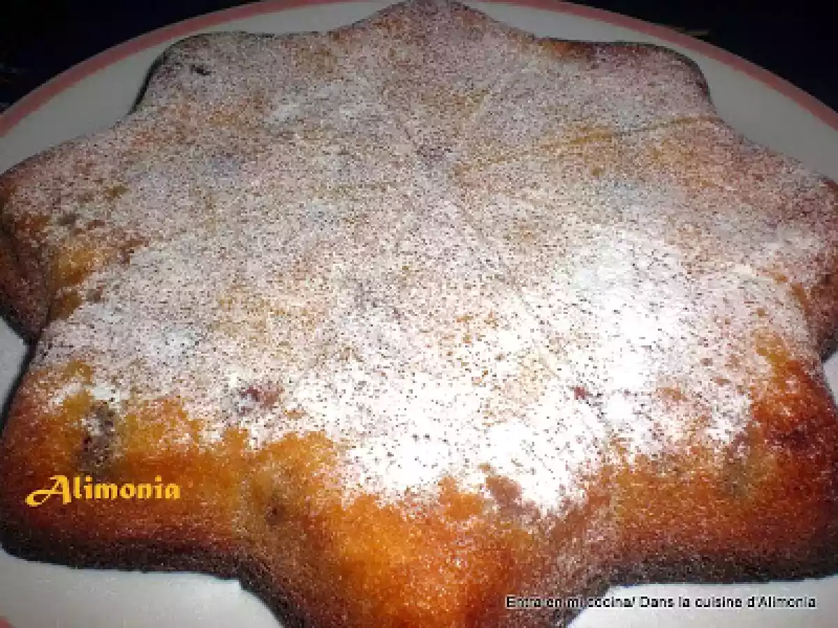 Pastel de polenta y cerezas / Gateau de polenta et cerises