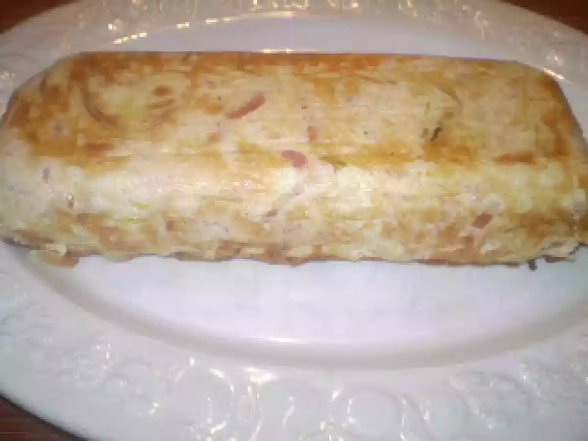 Pastel de puerros
