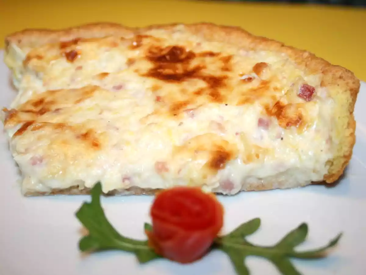 Pastel de puerros y bacon - foto 4