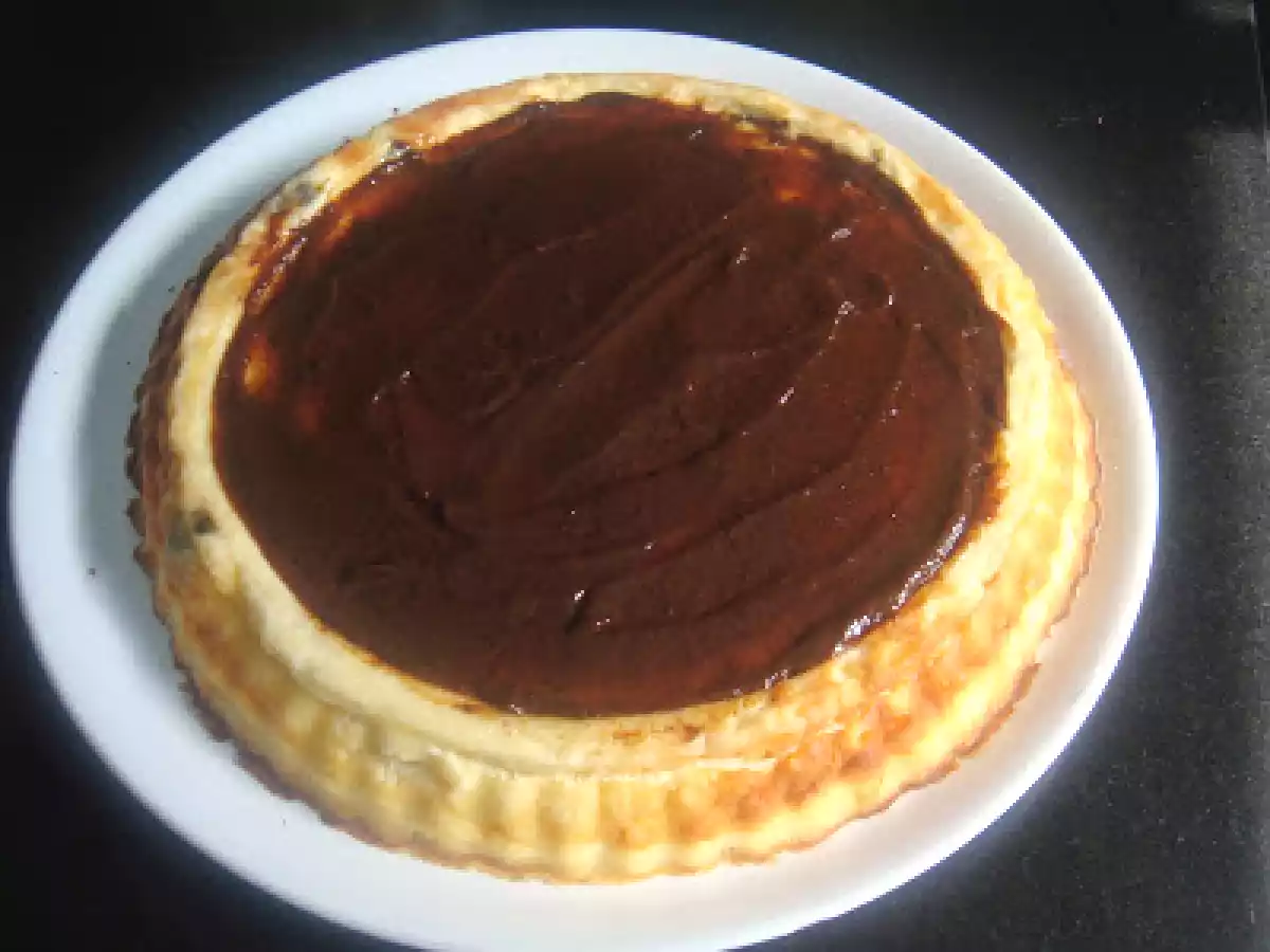 Pastel de Queso y Pasas