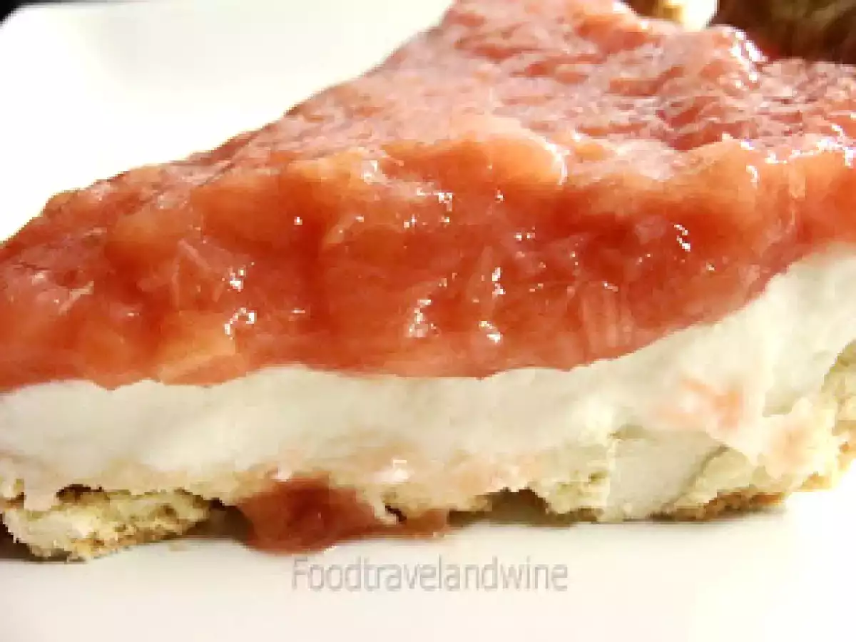 Pastel de ruibarbo y queso mascarpone - foto 5