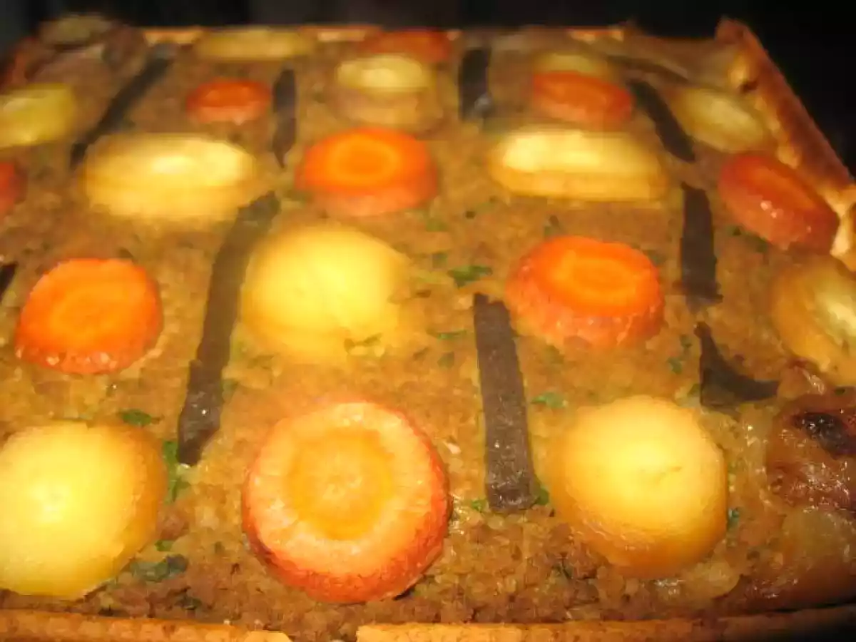 Pastel de Seitán y Nishime