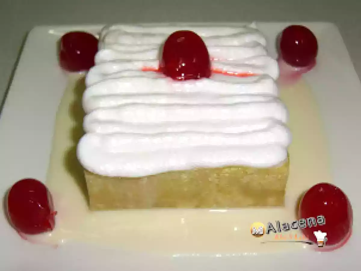 Pastel de tres leches