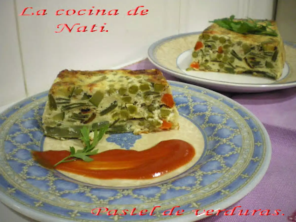 PASTEL DE VERDURAS. - foto 2