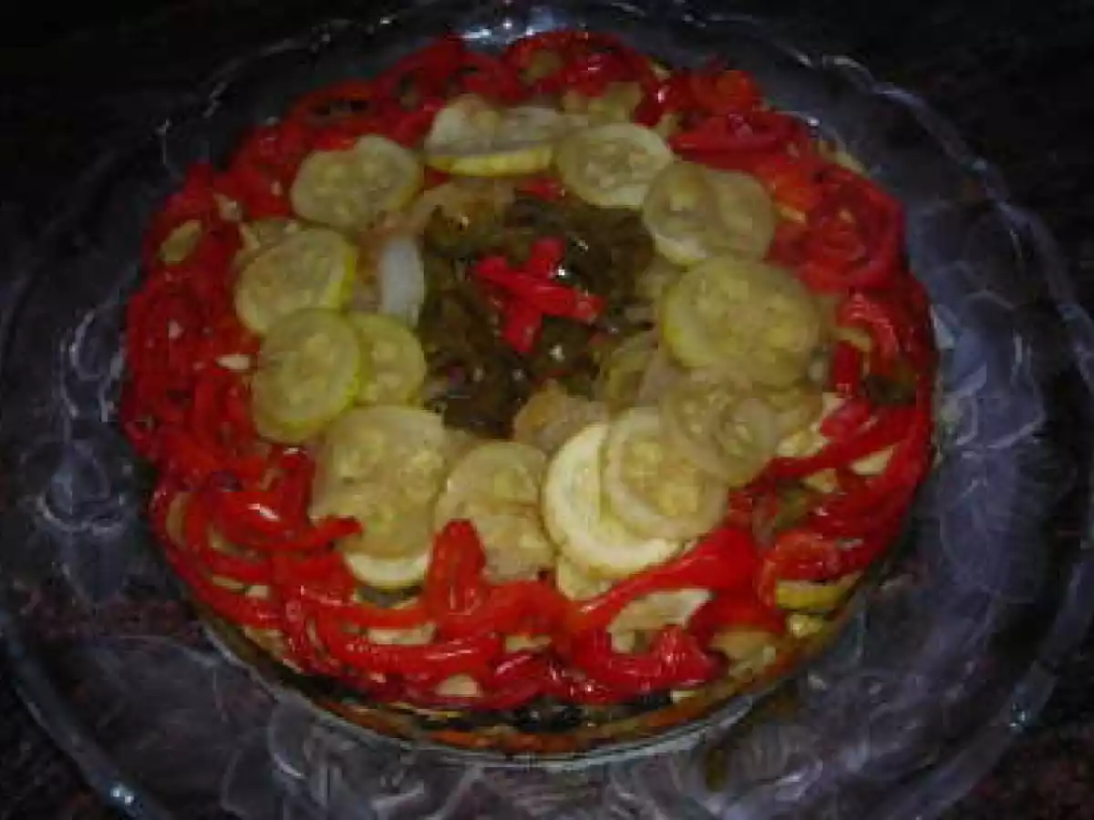 Pastel de verduras al horno