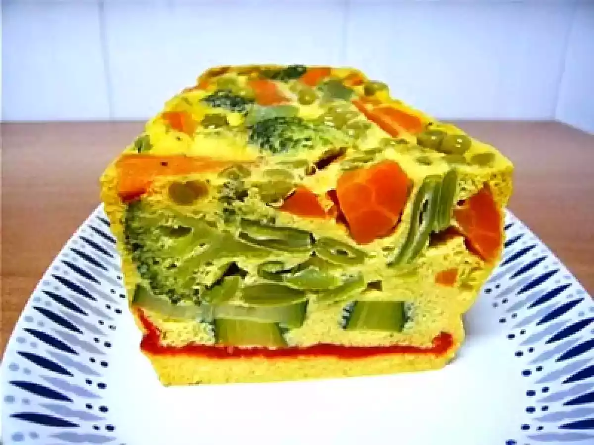 Pastel de verduras (Microondas)