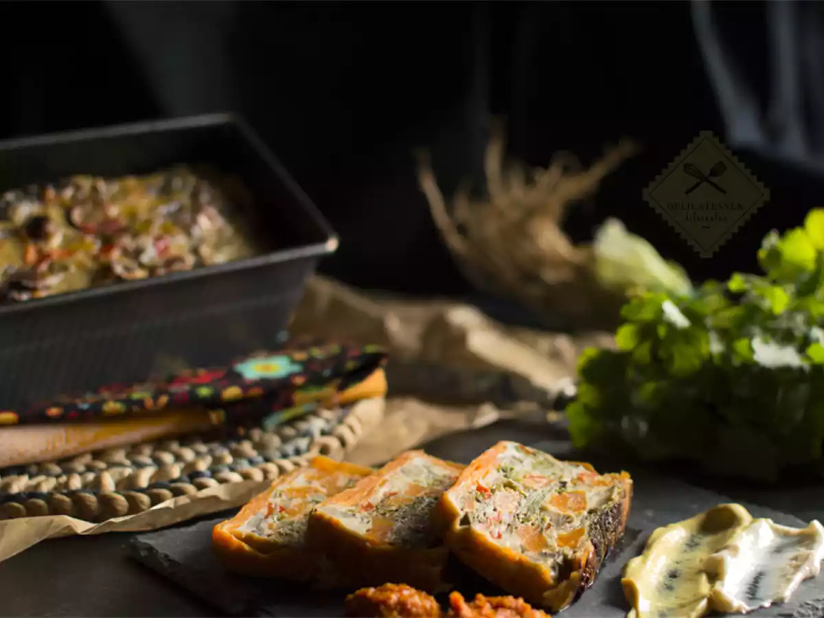 Pastel de verduras variadas