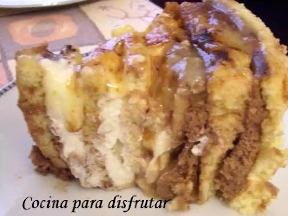 PASTEL EN ESPIRAL DE NATA, TRUFA Y YEMA QUEMADA - foto 3