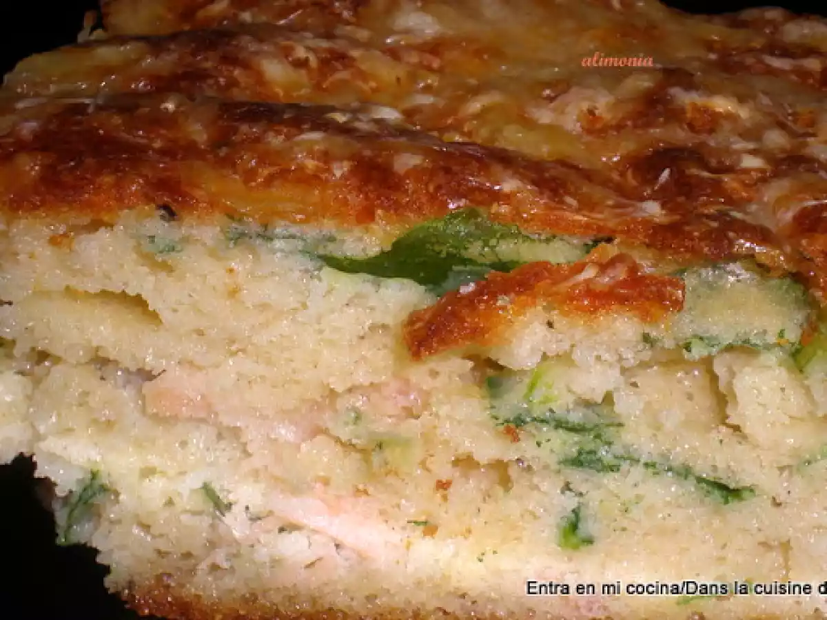 Pastel espinacas-salmon-feta - foto 2