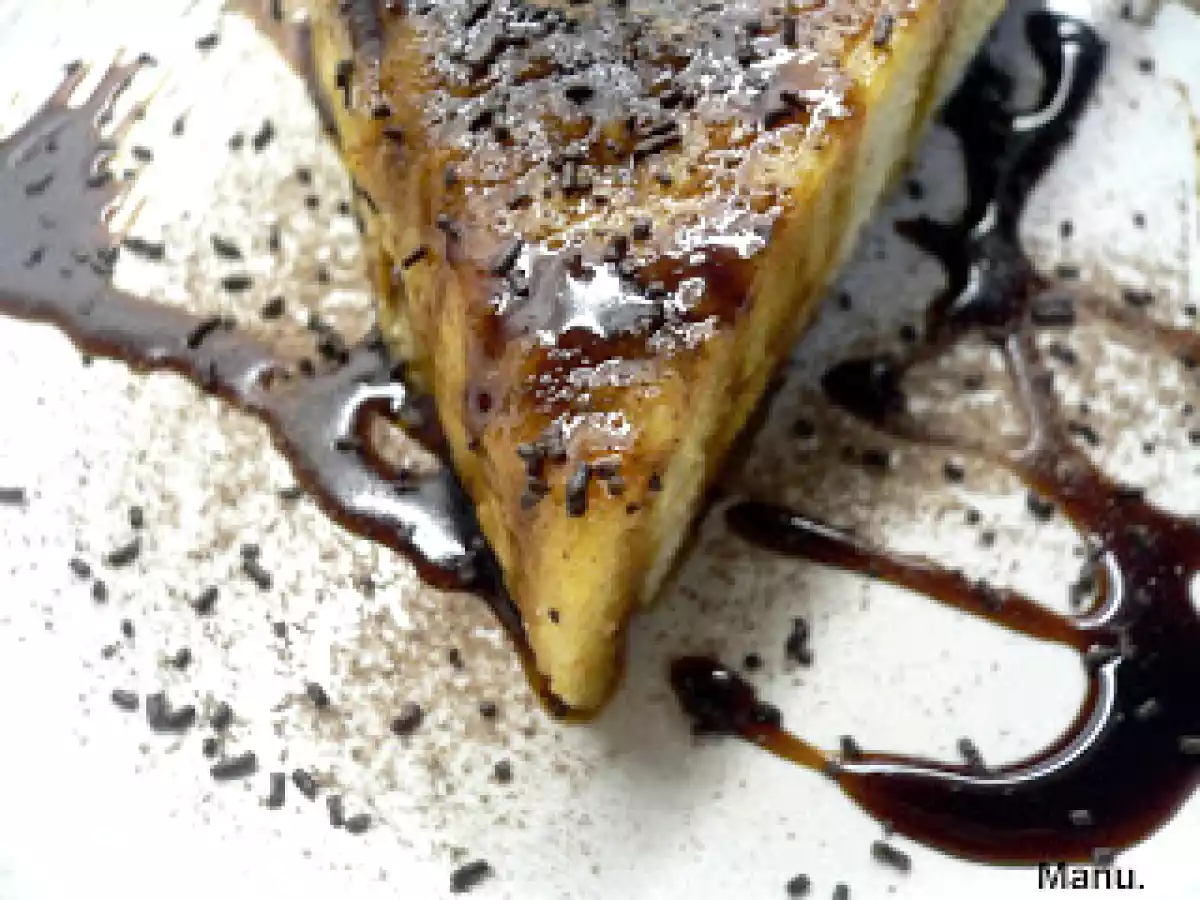 Pastel fresco de Cuajada y quesitos.