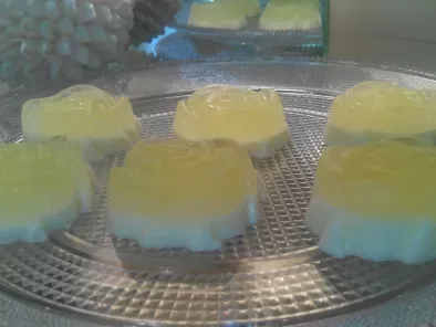 Pastel fresco de granizado de limon y yogur de limon